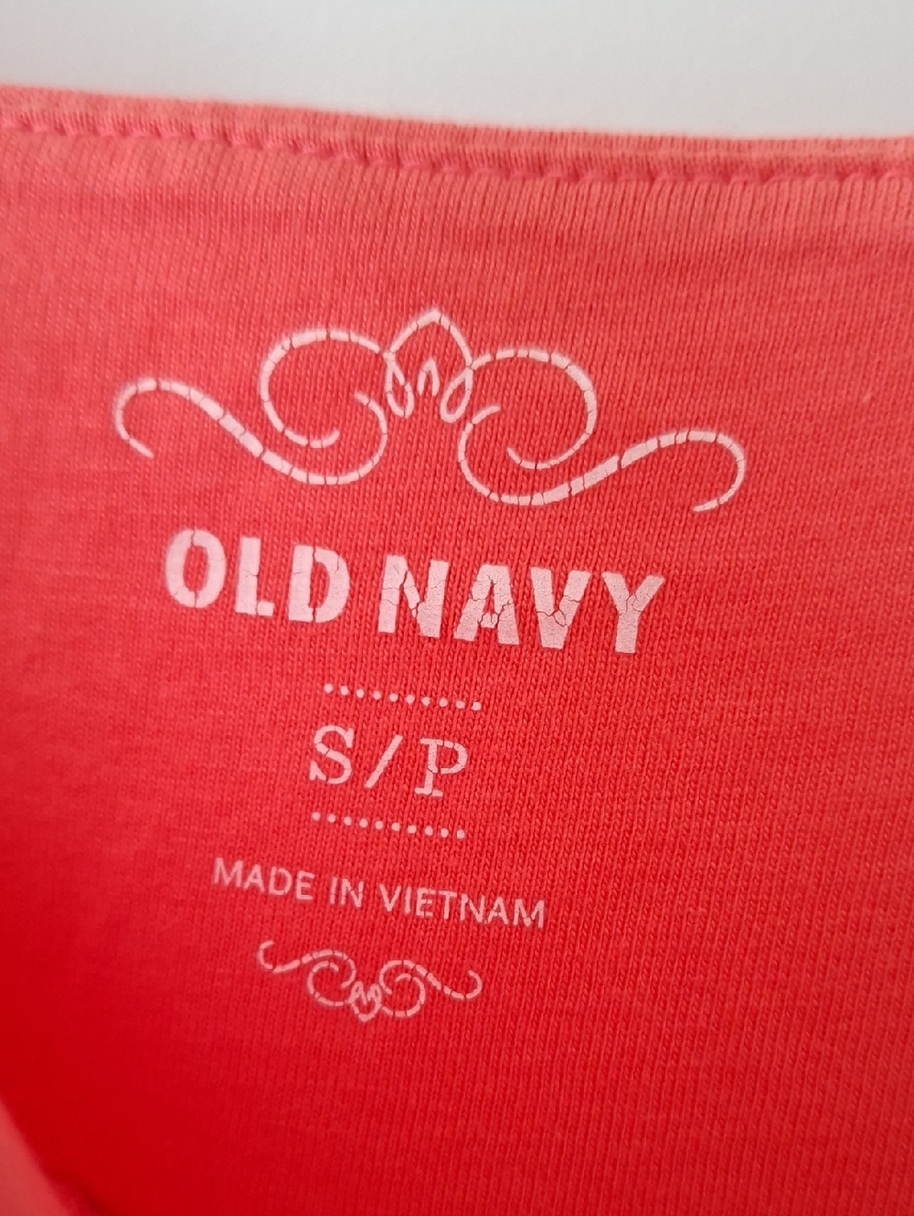 Old Navy Coral Tiered Spaghetti-Strap Dress size Small - Picture 3 of 7